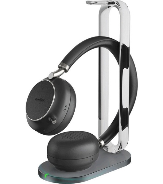 Гарнитура Yealink BH76 with Charging Stand UC чёрный, беспроводная, Bluetooth, до 35 ч