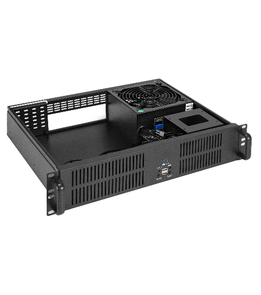 Серверный корпус ExeGate Pro 2U350-33, RM 19', высота 2U, глубина 350, БП 800RADS, 2хUSB+1х USB3.0