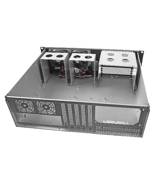 Серверный корпус ExeGate Pro 3U390-08 (RM 19', высота 3U, глубина 390, без БП, USB)