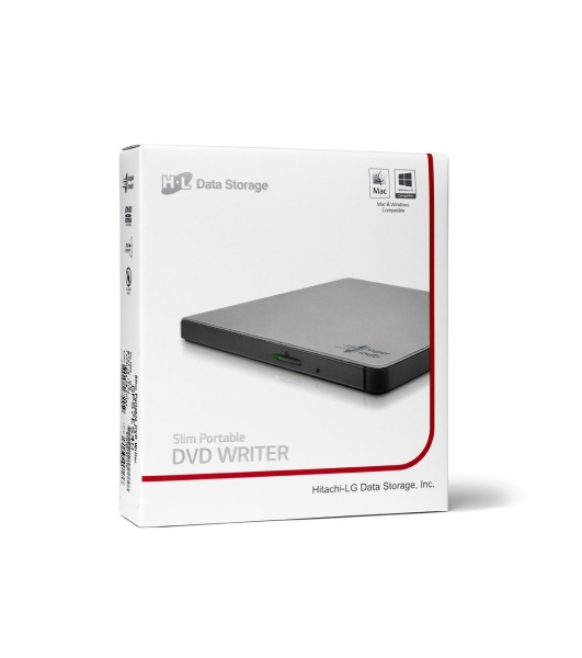 Оптический привод DVD-RW LG GP57ES40 серебристый USB внешний