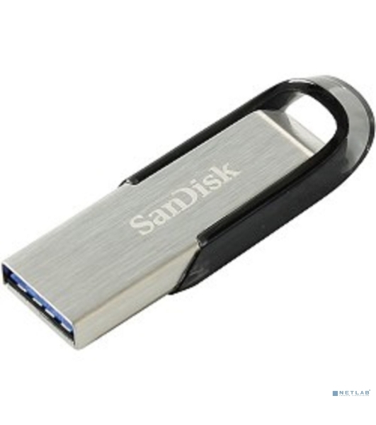 Флешка USB Sandisk CZ73 Cruzer Ultra Flair (SDCZ73-032G-G46), 32Gb, USB 3.0, R/W 150/45, серебристый/черный