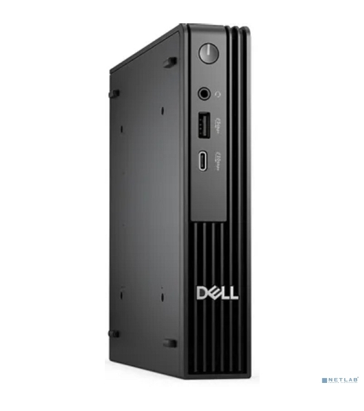 Неттоп Dell Pro Micro i5 14500T (1.7) 8Gb SSD512Gb UHDG Windows 11 Pro GbitEth WiFi BT мышь клавиатура черный (DPM-5811)