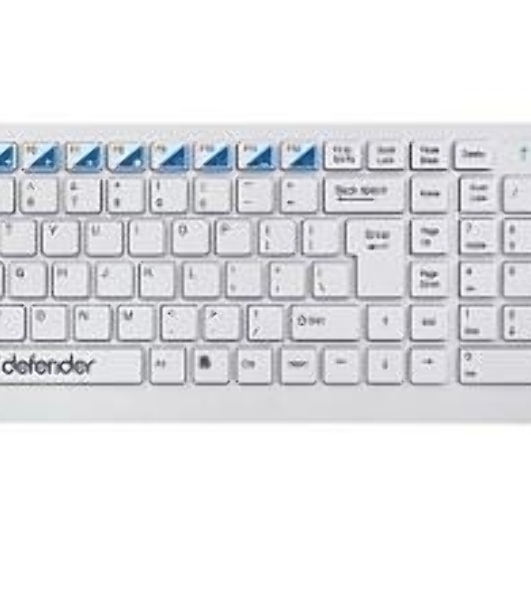 Комплект клавиатура+мышь Defender Skyline 895 беспроводной, USB, 2000 DPI, белый