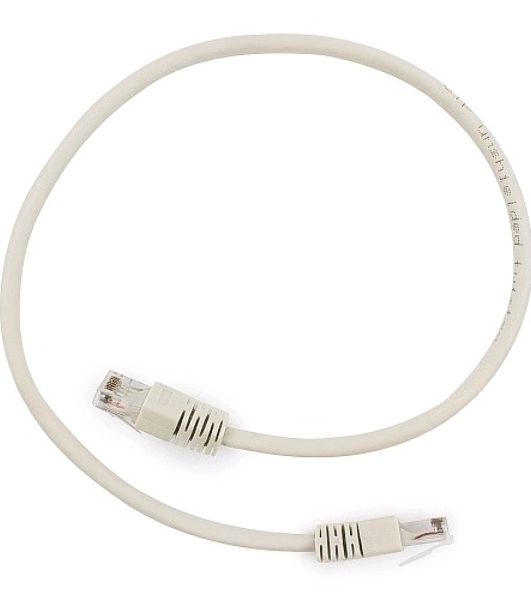 Патч-корд UTP Cablexpert cat.6, 5м, литой, многожильный, серый