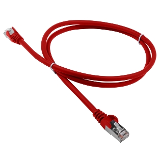 Патч-корд LANMASTER LSZH FTP кат.5e, 5.0 м, красный