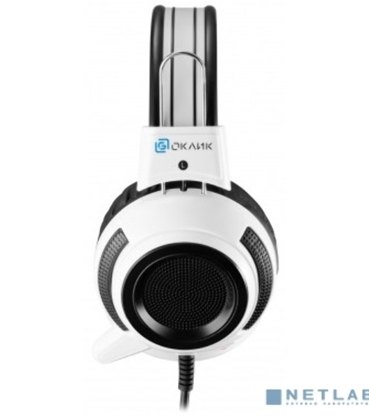Проводные наушники Oklick HS-G300 белый/черный, полноразмерные, Jack 3.5 мм