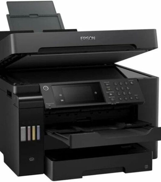 МФУ струйное Epson L15150, (A3, ADF, duplex, 35 стр./мин., Ethernet, Wi-Fi черный)