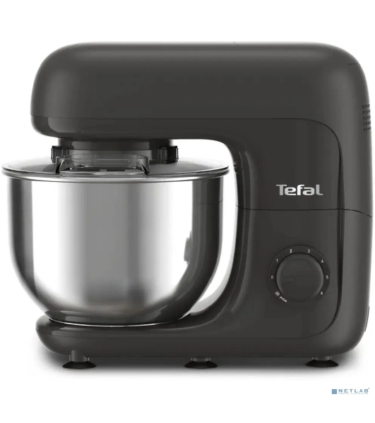 Кухонная машина Tefal Bake Essential QB161H38, черный/серебристый