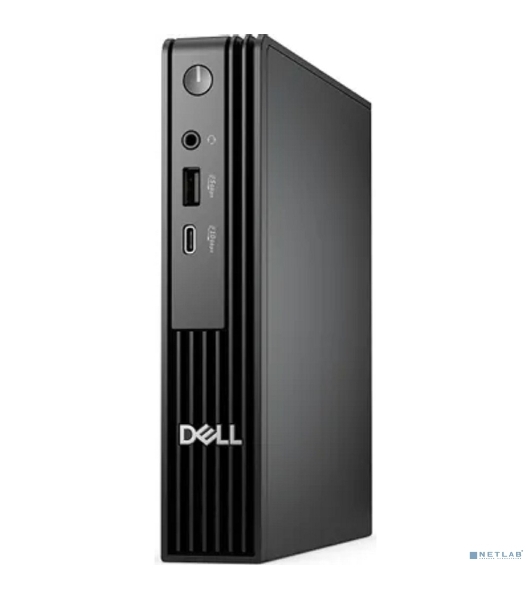 Неттоп Dell Pro Micro i5 14500T (1.7) 8Gb SSD512Gb UHDG Windows 11 Pro GbitEth WiFi BT мышь клавиатура черный (DPM-5811)