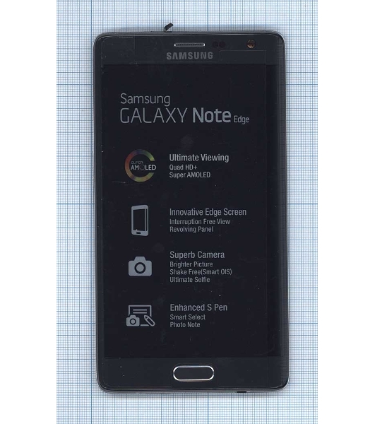 Дисплей для Samsung Galaxy Note Edge SM-N915 черный с рамкой