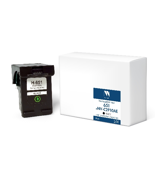 Картридж струйный NVPrint 651 (NV-C2P10AE) Black для HP DJA 5575/5645, OJ 252/202 (18 мл) совместимый