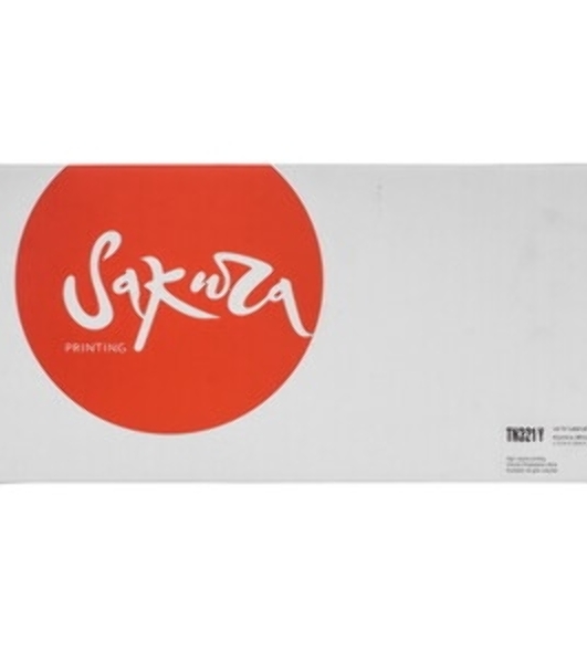 Картридж лазерный Sakura TN321Y для Brother HL-8250/8350, DCP-8400/8450, MFC-8650, желтый, 1 500к.