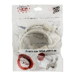 Кабель Gembird/Cablexpert VGA Premium 15M/15M, 3.0м, белый, тройной экран, феррит.кольца, фото4