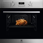 Встраиваемый духовой шкаф Electrolux EOF3H50BX 60 см, 72 л, 8 режимов, 59.4x59.5x56.9 см, очистка паром, нер. сталь, фото4