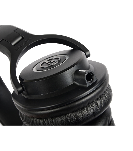 Проводные наушники Audio-Technica ATH-M40X черный, полноразмерные, складная конструкция