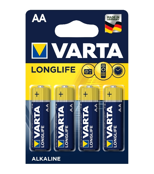 Батарейки VARTA Long Life AA блистер 4 04106101414