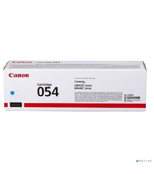 Картридж лазерный Canon 054 C (3023C002) голубой (1200 стр.) для Canon MF645Cx/MF643Cdw/MF641Cw/LBP623Cdw/621Cw