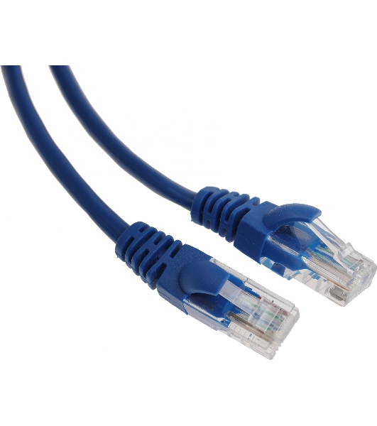Патч-корд Premier PP12-1M/B 1000Гбит/с UTP 4 пары cat.5E CCA molded 1м синий RJ-45 (m)-RJ-45 (m)