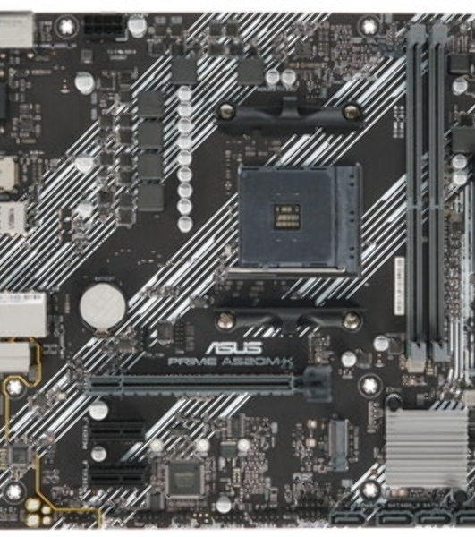 Материнская плата ASUS PRIME A520M-K, AM4, AMD A520, 2xDDR4, 4xSATA, 1xM.2, 1xPCIe 3.0 x16, 1xPCIe x1, 1xHDMI, 1xVGA, 1x 1Gb LAN, 2xUSB-A 2.0, 4xUSB-A 3.2 Gen 1, 3x3.5 мм, 7.1, mATX