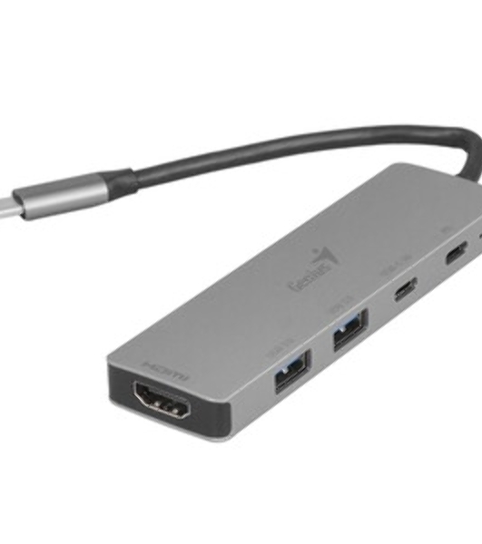 USB-концентратор Genius UH-500, USB Type-C, USB 3.0/HDMI, USB Type-C
