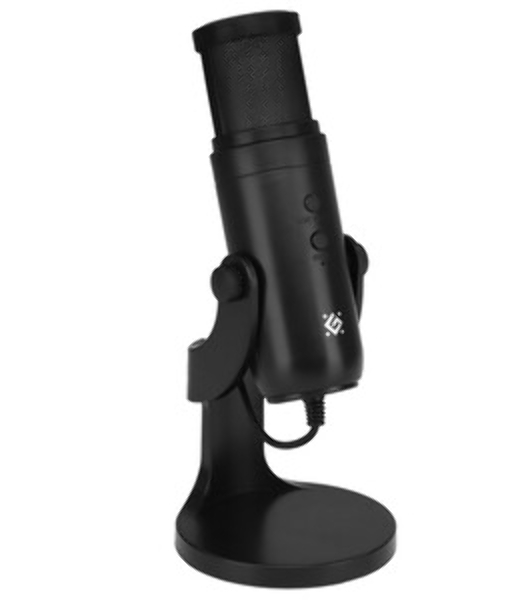 Микрофон DEFENDER (64625) Galactar GMC 250 USB, LED, провод 1.5 м