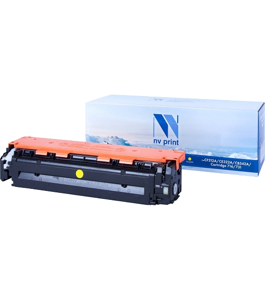 Картридж лазерный NVPrint совместимый HP CF212A/Canon 731 Yellow для LaserJet Color Pro M251n/M251nw/M276n/M276nw/Canon LBP-7100Cn/7110Cw (1800k)