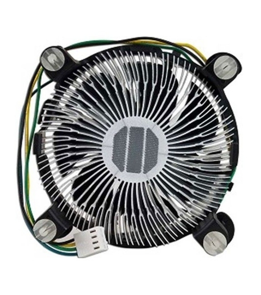 Кулер Intel E97379 серебристый/черный 90мм алюминий 2500rpm 27db 4-pin 73W 58мм