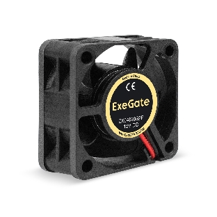 Вентилятор для корпуса ExeGate EX04020S2P черный, 40 мм, 6500 об/мин, 28 дБ, 2 pin