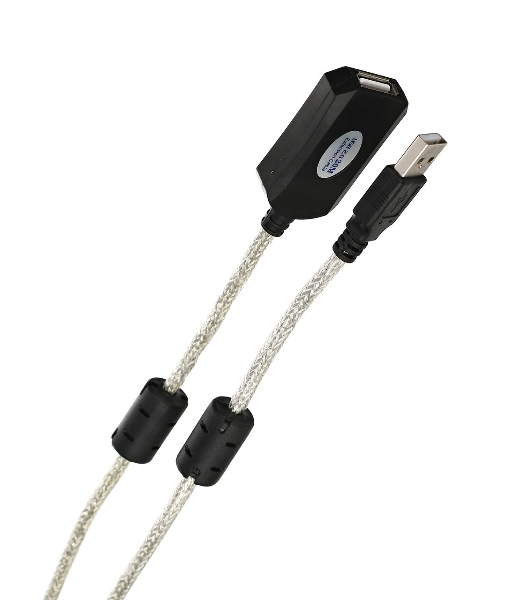 Кабель-адаптер VCOM VUS7049-20M USB2.0-repeater, удлинительный активный <Am-->Af 20м