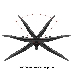 Монитор 34' ExeGate Combat EC3407TA VA 3440x1440, 165 Гц, 1 мс, 21:9, 300 кд/м², HDMI 2.0, DP 1.2, 3.5 Jack, FreeSync, изогнутый экран (1800R), черный, фото20