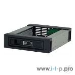 Опция к серверу Procase T3-101-SATA3-BK Hot-swap корзина 1 SATA3/SAS 6Gb (черный) hotswap trayless aluminium mobie rack module (1x5,25) 1xFAN 40x15мм, фото 1
