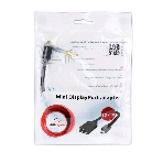 Переходник miniDisplayPort - DisplayPort, Cablexpert A-mDPM-DPF-001, 20M/20F, 16см, черный, пакет, фото2