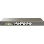 Коммутатор 24PORT 4POE TEG1124P-24-250W Tenda, фото 1