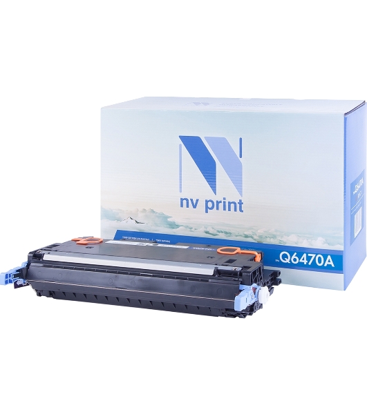 Картридж лазерный NVPrint совместимый NV-Q6470A Black для HP Color LaserJet 3505X/3505N/3505/3505DN/3800N/3800DTN/3800DN/3600/3600N/3600DN/3800 (6000k)