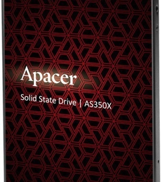 Накопитель SSD Apacer AS350X, 512Gb, 2.5', SATA III, R/W 560/540