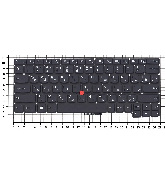 Клавиатура для ноутбука Lenovo ThinkPad X1 Helix черная