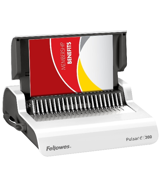 Переплетчик Fellowes Pulsar E (FS-56207) A4/перф.15л.сшив/макс.300л./пластик.пруж. (6-38мм)/электр.