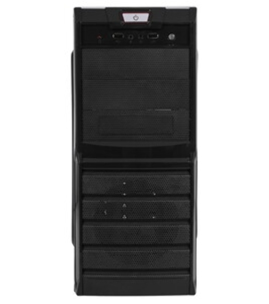 Компьютерный корпус Miditower ExeGate XP-329S-UNS400 (ATX, БП UNS400 с вент. 12см, 2*USB, аудио, черный)