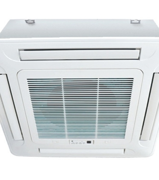 Кондиционер кассетный Neoclima NS/NU-60BT3 60000 BTU, 160 м², 43 дБ, охлаждение, обогрев, осушение, белый