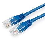 Патч-корд медный UTP Cablexpert PP10-10M/B cat.5, 10м, литой, многожильный, синий, фото 1