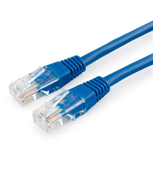 Патч-корд медный UTP Cablexpert PP10-10M/B cat.5, 10м, литой, многожильный, синий