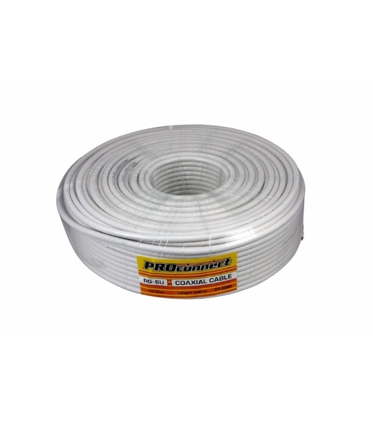 Кабель PROconnect RG6 1х0.9мм2 бухта 100м
