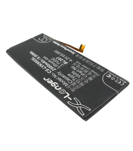 Аккумулятор CameronSino CS-LVK900SL BL207 для Lenovo K9003.7V, 2500mAh, 9.50Wh