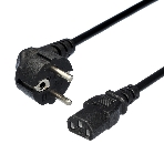 Кабель питания GoPower CEE 7/7-C13 3.0M 00-00027328 черный, фото3