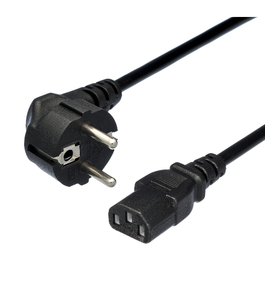 Кабель питания GoPower CEE 7/7-C13 3.0M 00-00027328 черный