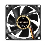 Вентилятор для корпуса ExeGate EX08025B3P-24 черный, 80 мм, 2900 об/мин, 30.6 дБ, 3 pin, фото4