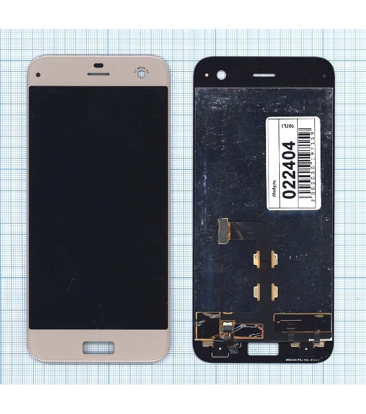 Дисплей для ZTE Blade S7 золотой