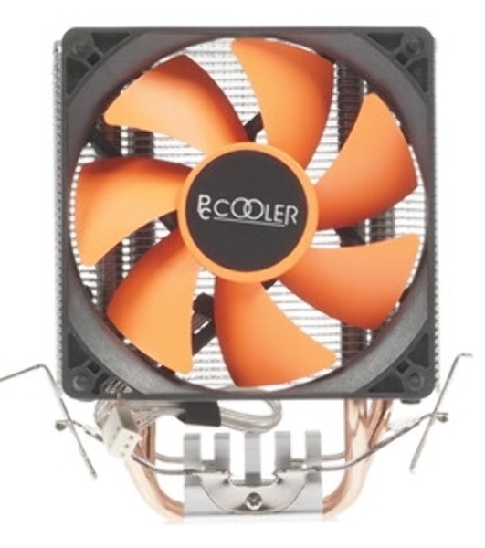 Кулер для процессора PcCooler S93 V2 Soc-AM5/AM4/1200/1700/1851 черный 3-pin 26.4dB Al+Cu 100W Ret (R3-I210WBKNXX-GL)