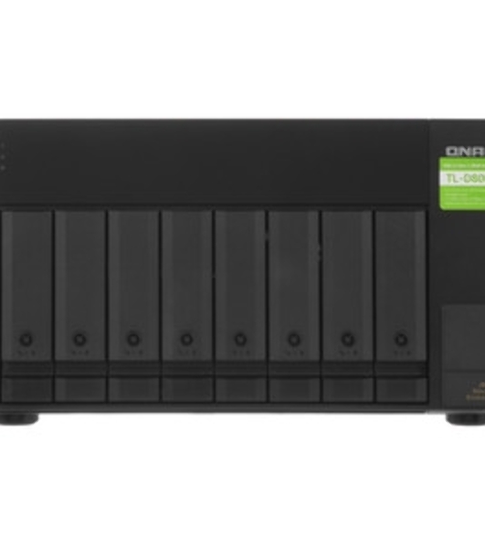 Полка расширения сетевого хранилища без дисков SMB QNAP TL-D800C USB 3.2 Gen 2 Type-C JBOD storage enclosure, 8-tray 3,5'/2,5' w/o HDD. desktop version.