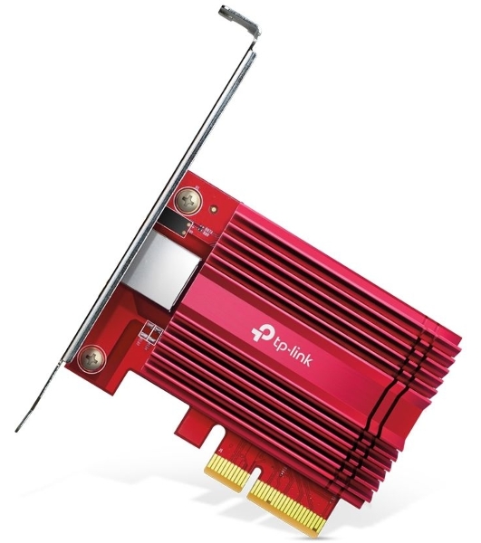 Сетевой адаптер 10 Gigabit PCI-E network adapter, 1 PCI Express 3.0 X4 interface, 1 100/1000/10000Mbps Ethernet port, come with Low-Profile and Full-Height Brackets